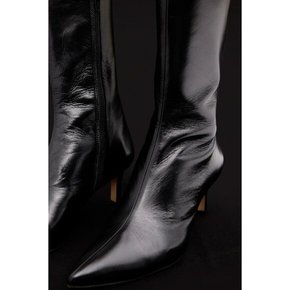 TOVE Aubin Boots in Black Mismatched L 38 R 37 New with Box Womens Leather - Picture 12 of 13